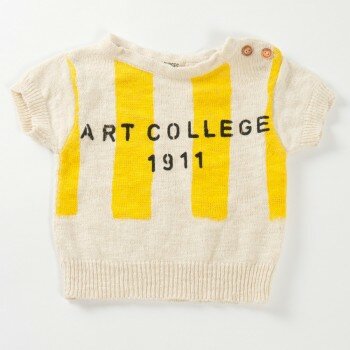 ART COLLEGE KNITTED T SHIRT BY BOBO CHOSES