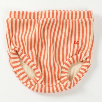 RED STRIPED BABY CULOTTE BY BOBO CHOSES